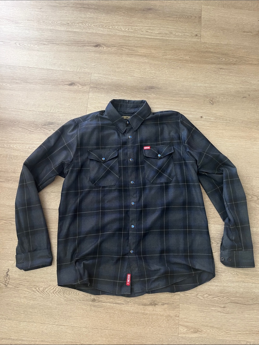 Dixxon Flannel Co. Men's Plaid Button-Up Work Shirt
